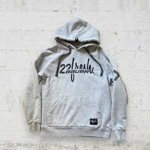 Bauer x 22Fresh Pullover Hoodie Gray Fleece Hockey Men's XS